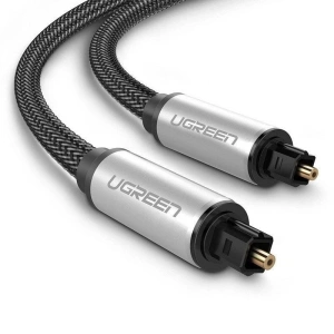 UGREEN AV108 Toslink Audio Kabel, Aluminium mit Geflecht, 1m