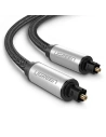 Kabel optyczny AV108 Toslink Audio UGREEN, aluminiowy z oplotem, 1m