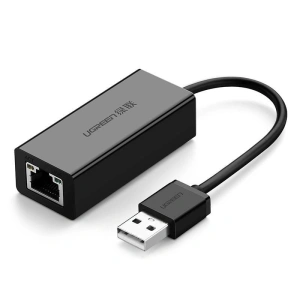 Adapter sieciowy UGREEN CR110 USB do RJ45 (czarny)