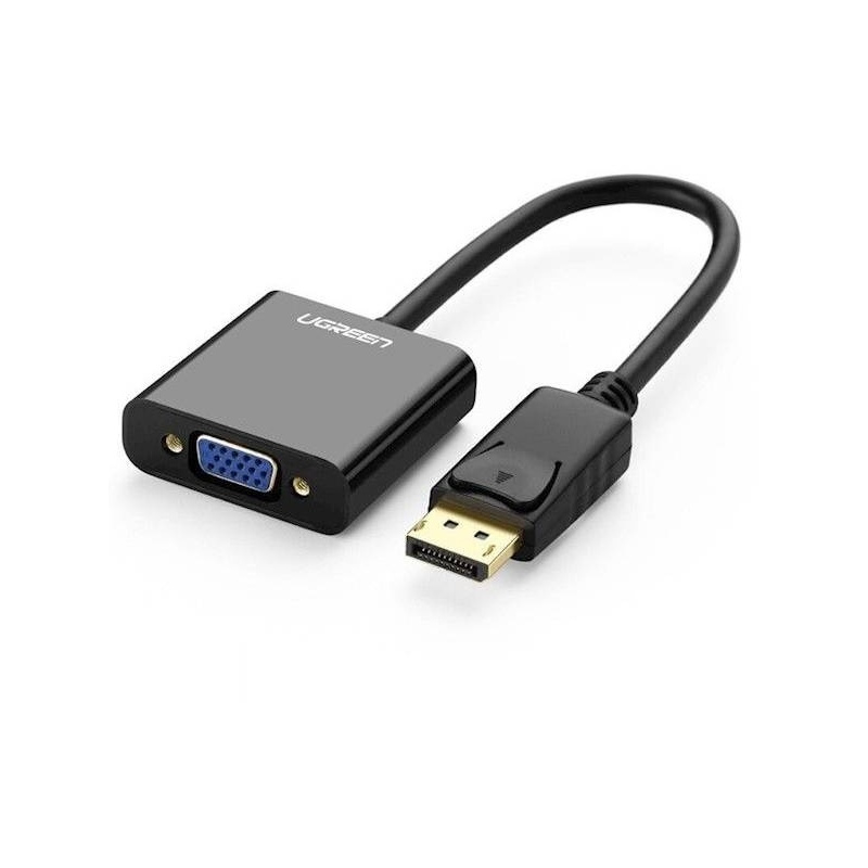 Ugreen Distributor - 6957303824151 - UGR536BLK - UGREEN DP109 Mini DisplayPort to VGA adapter (black) - B2B homescreen