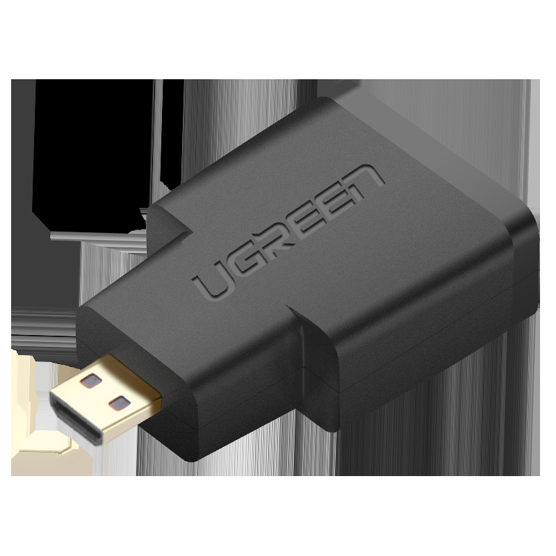 Hurtownia Ugreen - 6957303821068 - UGR537BLK - Adapter Micro HDMI - DisplayPort UGREEN 20106 (czarny) - B2B homescreen