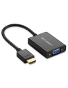 Hurtownia GSM - UGREEN MM102 Adapter HDMI do VGA z audio (czarny) - UGR557BLK - {ean13} - Hurt