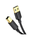 UGREEN US135 USB 2.0 A-B printer cable, gold plated, 1.5m (black)