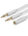 Wholesale UGREEN AV141 3.5mm Female to 2 male audio cable White - UGR561WHT - {ean13} - Hurt