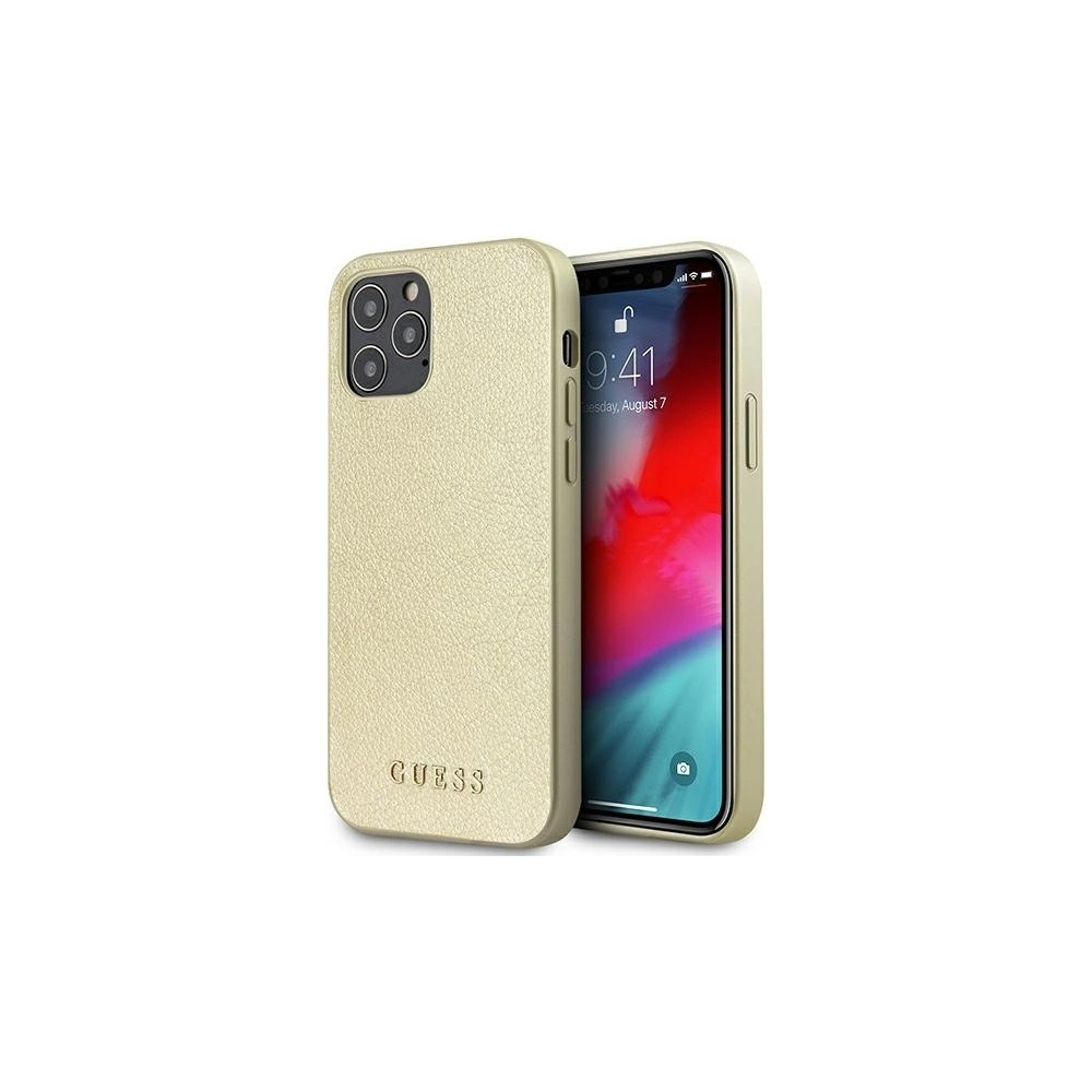 Hurtownia GSM - Etui Guess GUHCP12LIGLGO Apple iPhone 12 Pro Max złoty/gold hardcase Iridescent - GUE818GLD - {ean13} - Hurt