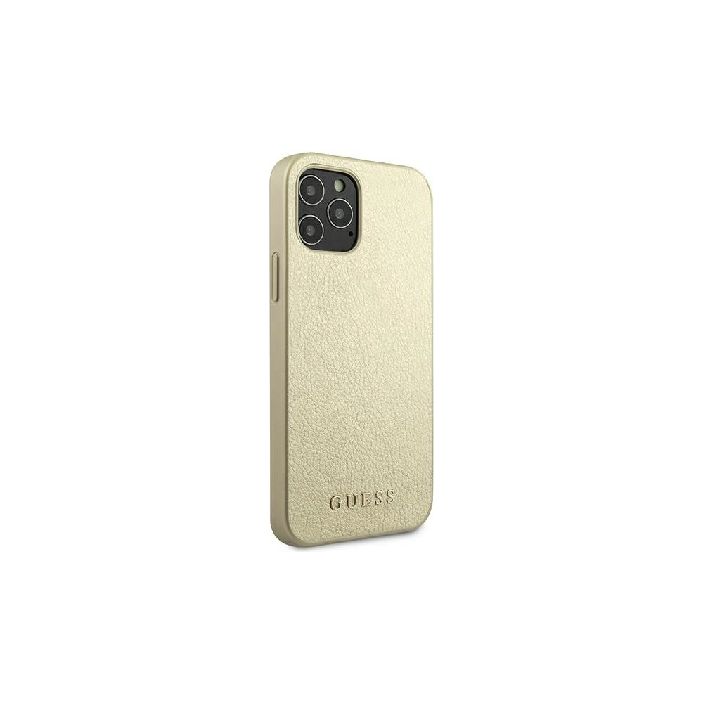 Hurtownia GSM - Etui Guess GUHCP12LIGLGO Apple iPhone 12 Pro Max złoty/gold hardcase Iridescent - GUE818GLD - {ean13} - Hurt
