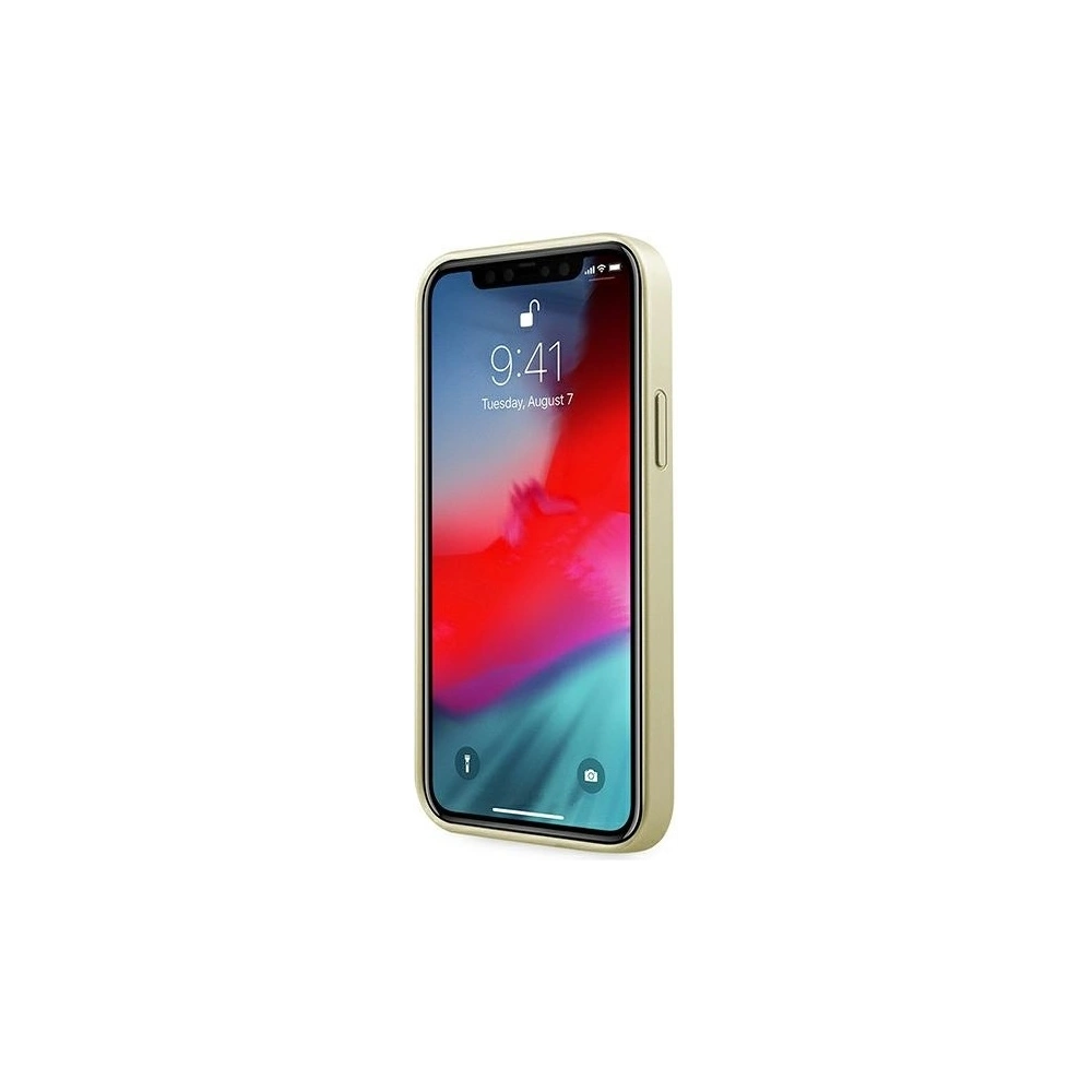 Wholesale Guess GUHCP12LIGLGO Apple iPhone 12 Pro Max gold hardcase Iridescent - GUE818GLD - {ean13} - Hurt