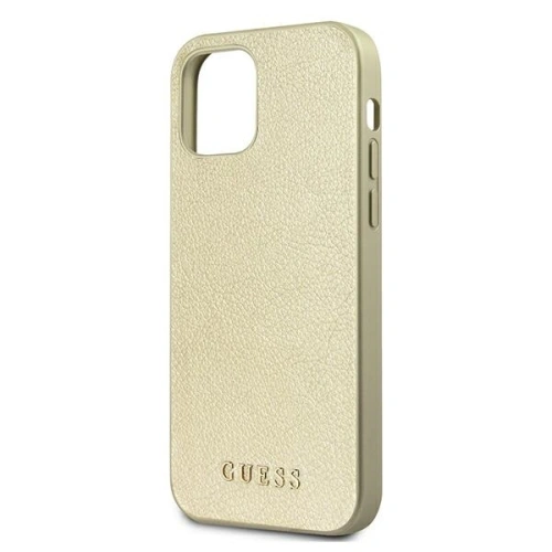 Etui Guess GUHCP12LIGLGO Apple iPhone 12 Pro Max złoty/gold hardcase Iridescent