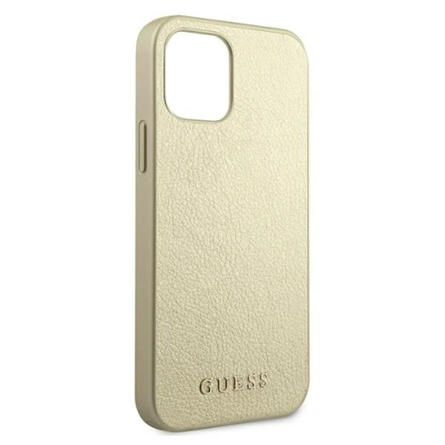 Etui Guess GUHCP12LIGLGO Apple iPhone 12 Pro Max złoty/gold hardcase Iridescent