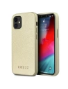 Guess GUHCP12SIGLGO Apple iPhone 12 mini gold hardcase Iridescent