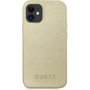 Hurtownia GSM - Guess Apple Case GUHCP12SIGLGO iPhone 12 mini gold/gold Hartschalenetui Iridescent - GUE819GLD - {ean13} - Hurt