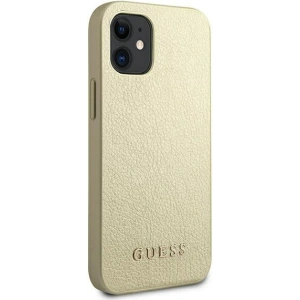 Hurtownia GSM - Guess Apple Case GUHCP12SIGLGO iPhone 12 mini gold/gold Hartschalenetui Iridescent - GUE819GLD - {ean13} - Hurt