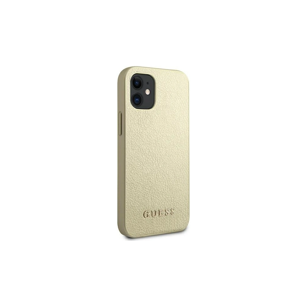 Wholesale Guess GUHCP12SIGLGO Apple iPhone 12 mini gold hardcase Iridescent - GUE819GLD - {ean13} - Hurt