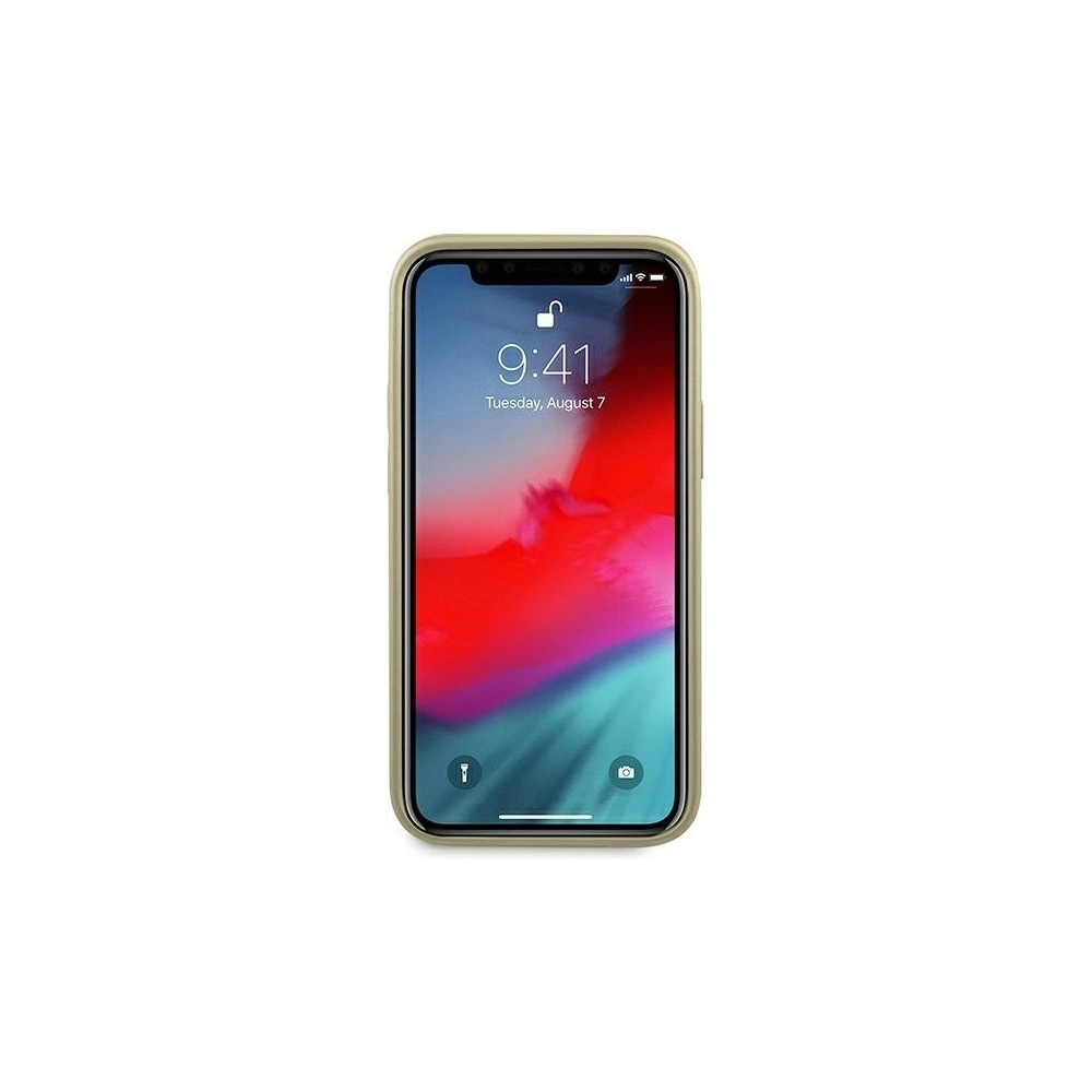 Hurtownia GSM - Guess Apple Case GUHCP12SIGLGO iPhone 12 mini gold/gold Hartschalenetui Iridescent - GUE819GLD - {ean13} - Hurt