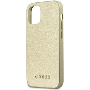Hurtownia GSM - Guess Apple Case GUHCP12SIGLGO iPhone 12 mini gold/gold Hartschalenetui Iridescent - GUE819GLD - {ean13} - Hurt