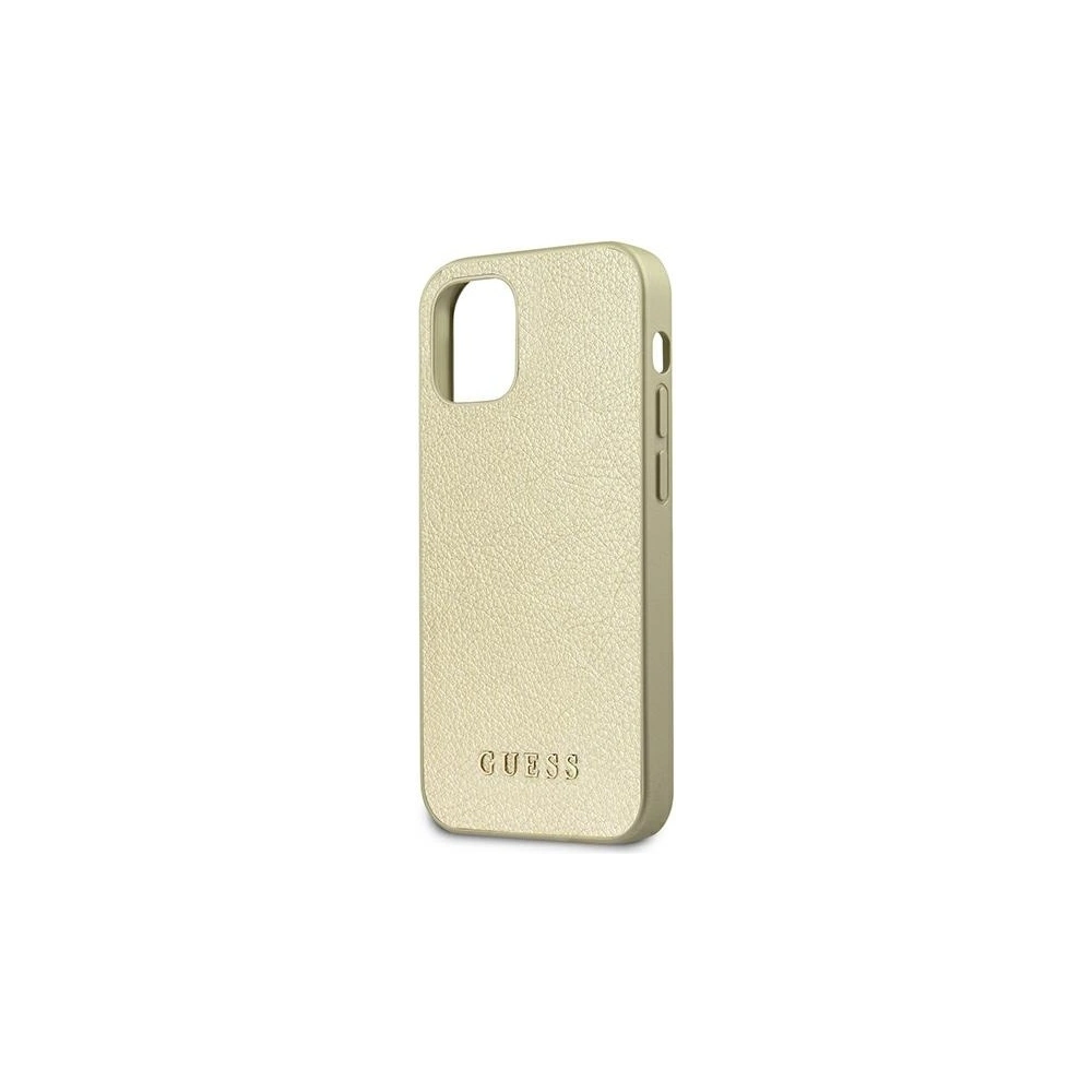 Hurtownia GSM - Guess Apple Case GUHCP12SIGLGO iPhone 12 mini gold/gold Hartschalenetui Iridescent - GUE819GLD - {ean13} - Hurt