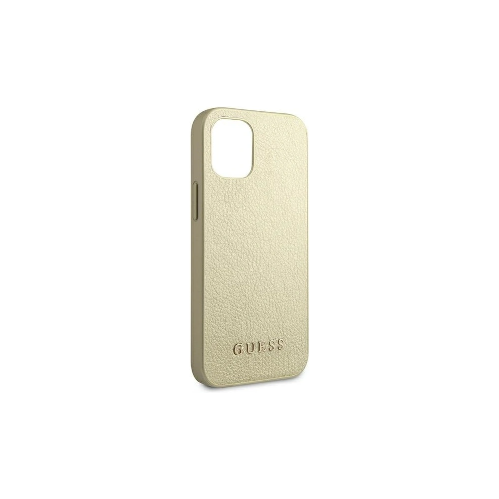 Hurtownia GSM - Guess Apple Case GUHCP12SIGLGO iPhone 12 mini gold/gold Hartschalenetui Iridescent - GUE819GLD - {ean13} - Hurt