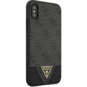 Hurtownia GSM - Etui Guess GUHCPXPU4GHBK Apple iPhone X/XS szary/grey hardcase 4G Triangle Collection - GUE820GRY - {ean13} - Hurt