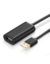 UGREEN US121, USB 2.0 extension cable, active, 25m (black)