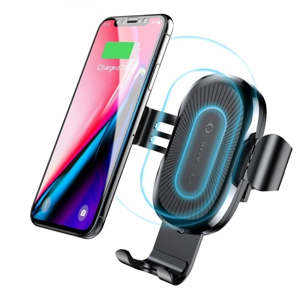 Hurtownia GSM - Upevnění do auta s bezdrátovou nabíječkou Baseus Gravity Car Mount Black - BSU028BLK - {ean13} - Hurt