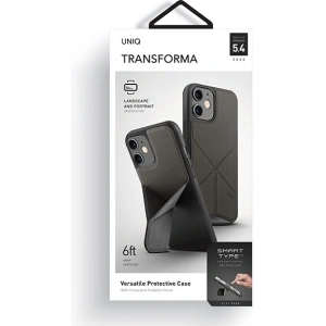Etui UNIQ Transforma Apple iPhone 12 mini szary/charcoal grey