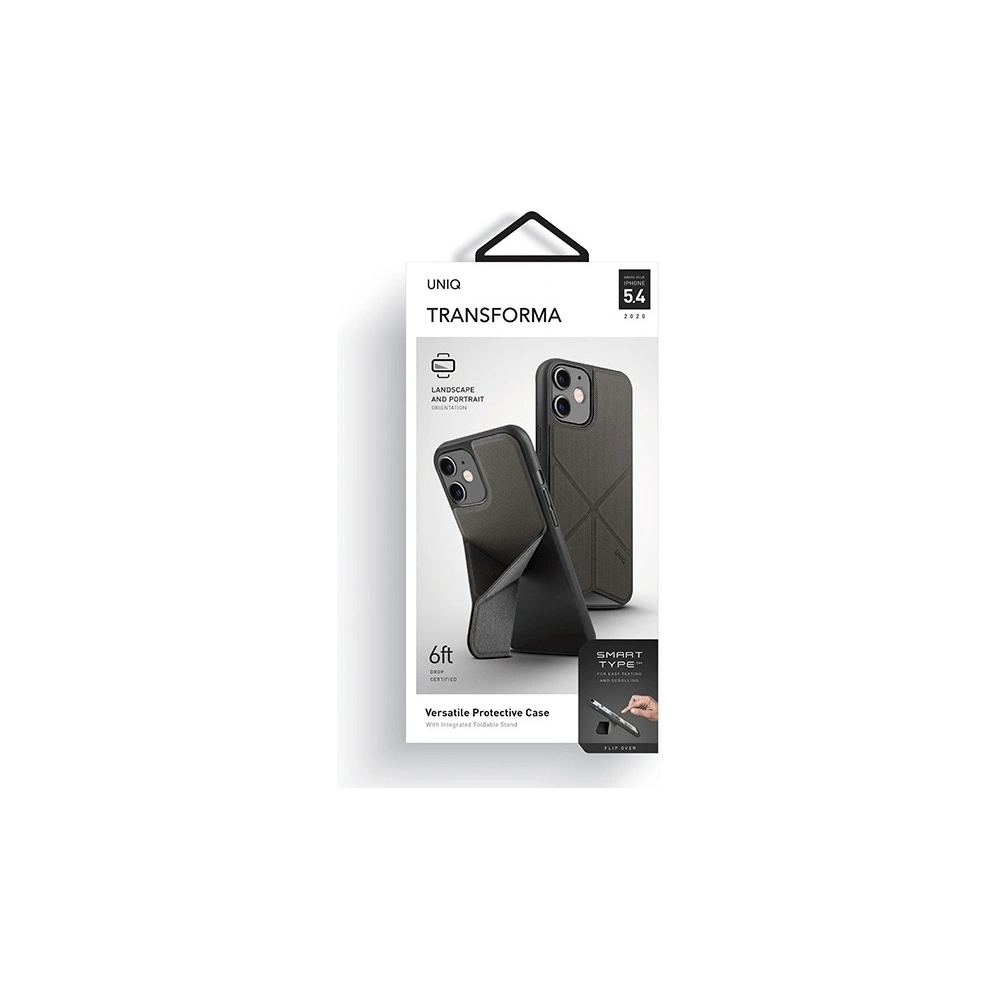 Hurtownia GSM - Etui UNIQ Transforma Apple iPhone 12 mini szary/charcoal grey - UNIQ289GRY - {ean13} - Hurt