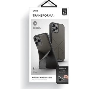Hurtownia GSM - Etui UNIQ Transforma Apple iPhone 12 Pro Max szary/charcoal grey - UNIQ292GRY - {ean13} - Hurt
