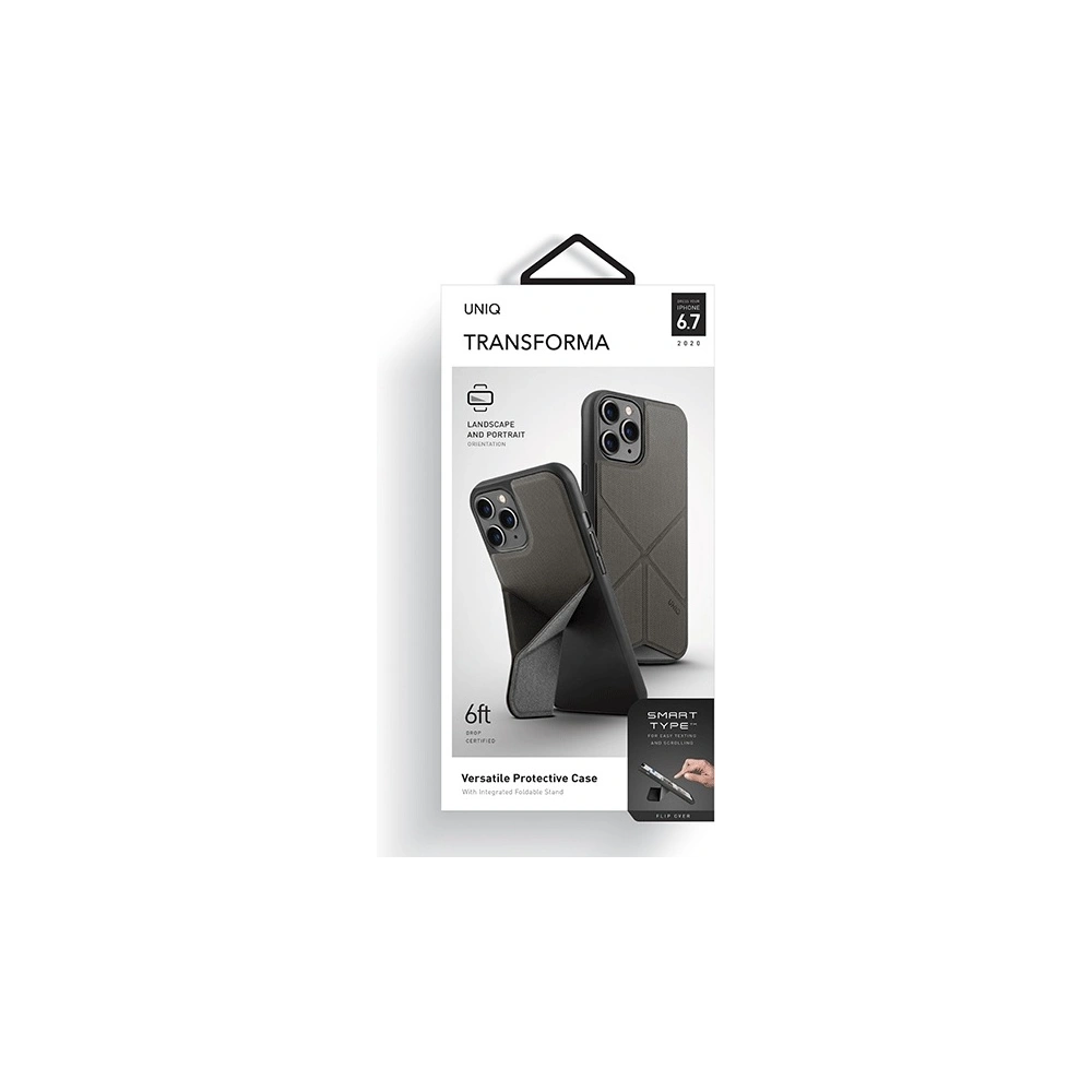 Wholesale UNIQ Transforma Apple iPhone 12 Pro Max charcoal grey - UNIQ292GRY - {ean13} - Hurt