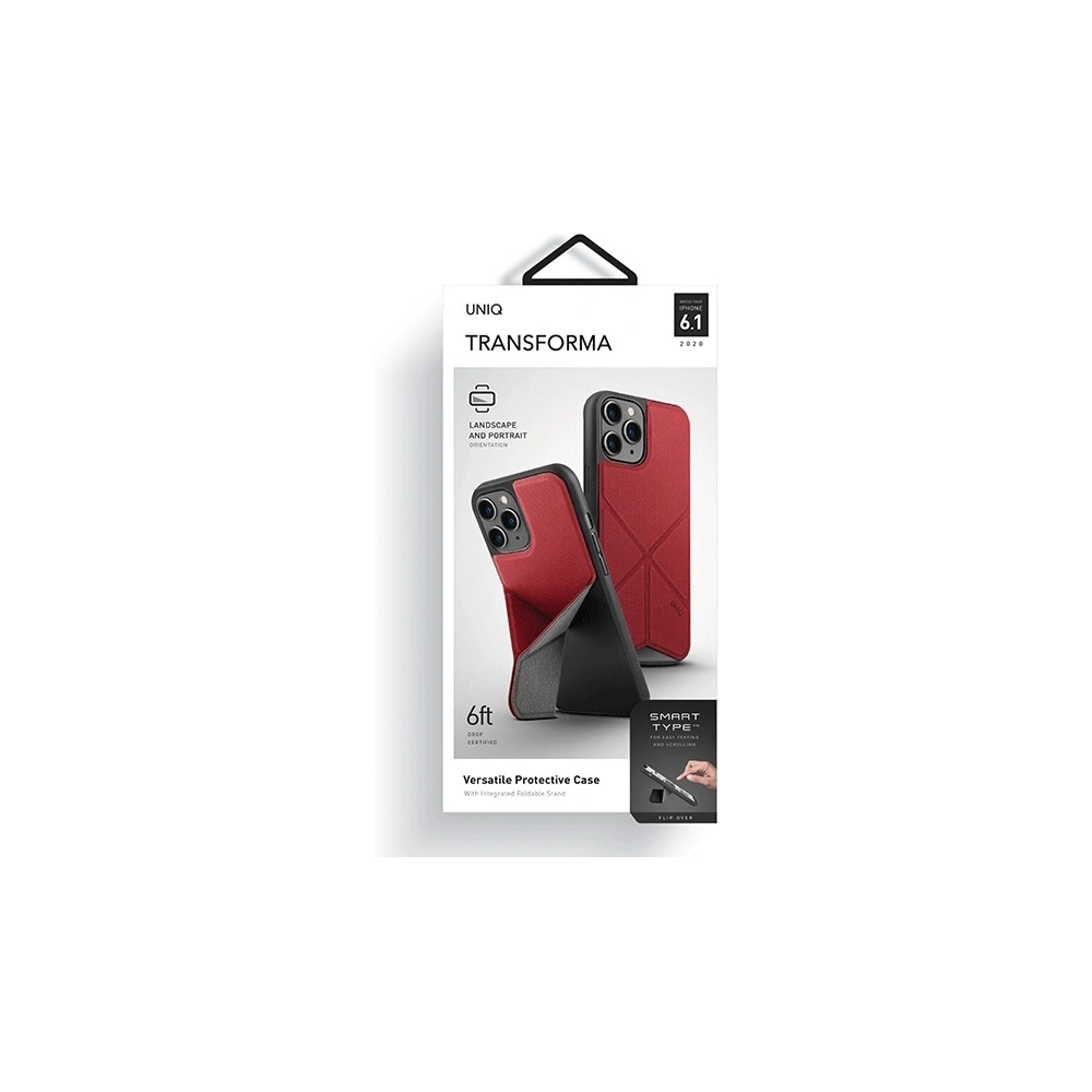 Hurtownia GSM - Etui UNIQ Transforma Apple iPhone 12/12 Pro czerwony/coral red - UNIQ293RED - {ean13} - Hurt