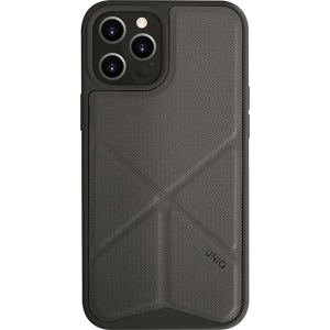 Etui UNIQ Transforma Apple iPhone 12/12 Pro szary/charcoal grey