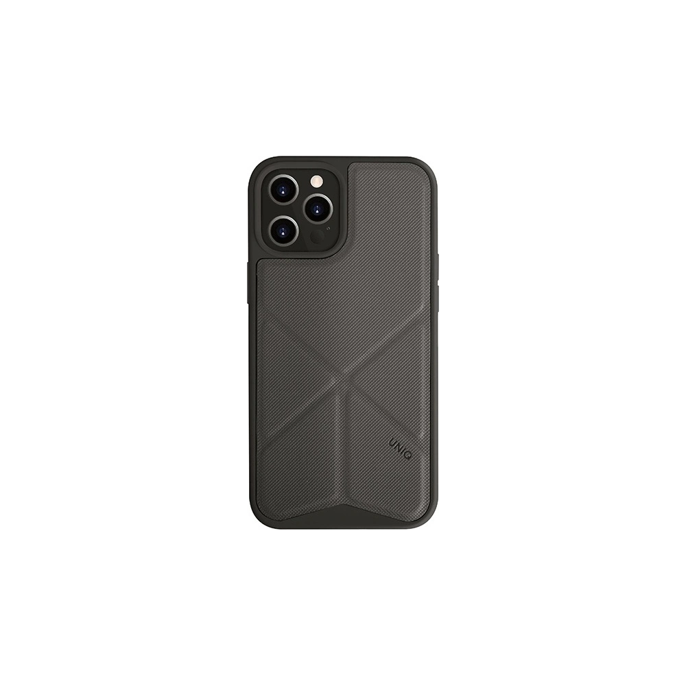 Hurtownia GSM - Etui UNIQ Transforma Apple iPhone 12/12 Pro szary/charcoal grey - UNIQ295GRY - {ean13} - Hurt