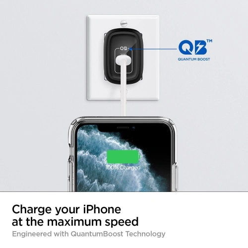 Ładowarka sieciowa Spigen PE2009EU PowerArc ArcStation Pro Wall Charger PD 20W 3A Black