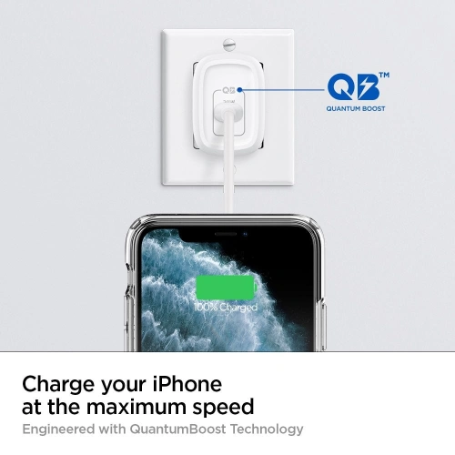 Ładowarka sieciowa Spigen PE2009EU PowerArc ArcStation Pro Wall Charger PD 20W 3A White