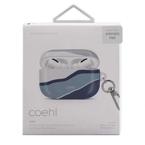 Etui UNIQ Coehl Ciel Apple AirPods Pro niebieski/twilight blue