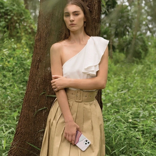 Etui UNIQ Coehl Ciel Apple iPhone 12 Pro Max różowy/sunset pink