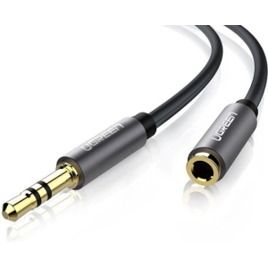 UGREEN AV118 Przedłużacz audio AUX jack 3,5 mm 5m (czarny)