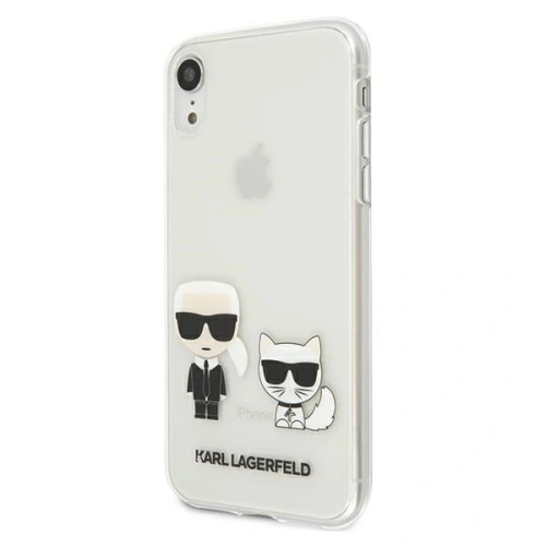 Etui Karl Lagerfeld KLHCI61CKTR Apple iPhone XR hardcase Transparent Karl & Choupette