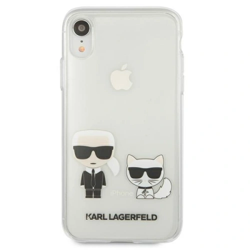 Etui Karl Lagerfeld KLHCI61CKTR Apple iPhone XR hardcase Transparent Karl & Choupette