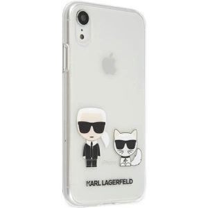 Hurtownia GSM - Etui Karl Lagerfeld KLHCI61CKTR Apple iPhone XR hardcase Transparent Karl & Choupette - KLD430CL - {ean13} - Hurt