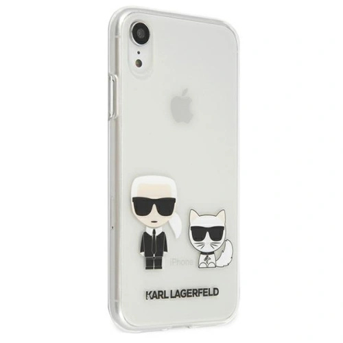 Etui Karl Lagerfeld KLHCI61CKTR Apple iPhone XR hardcase Transparent Karl & Choupette