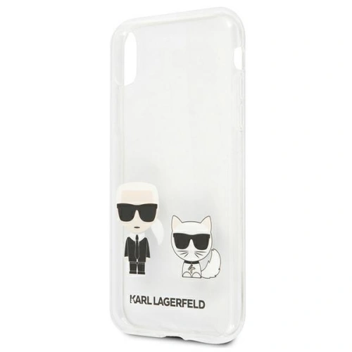 Etui Karl Lagerfeld KLHCI61CKTR Apple iPhone XR hardcase Transparent Karl & Choupette