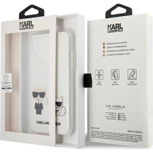 Wholesale Karl Lagerfeld KLHCI61CKTR Apple iPhone XR hardcase Transparent Karl & Choupette - KLD430CL - {ean13} - Hurt