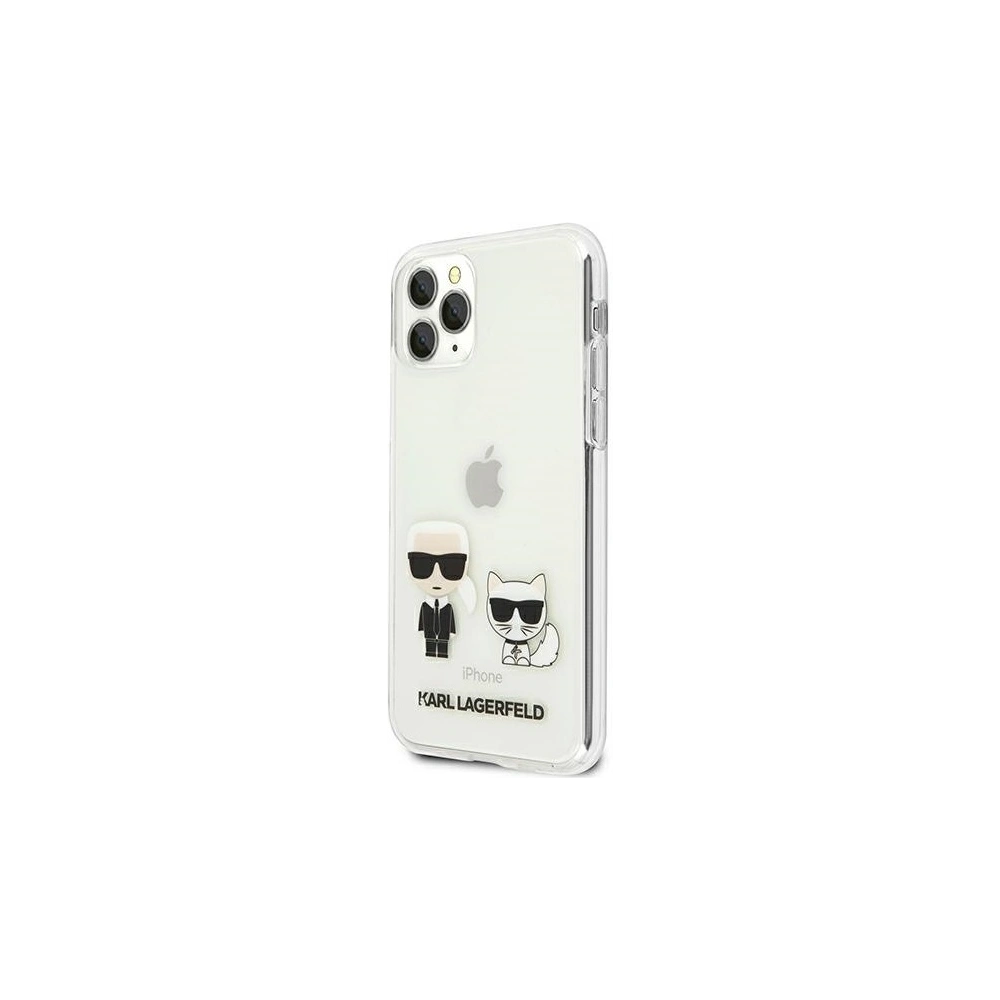 Wholesale Karl Lagerfeld KLHCN58CKTR Apple iPhone 11 Pro hardcase Transparent Karl & Choupette - KLD433CL - {ean13} - Hurt