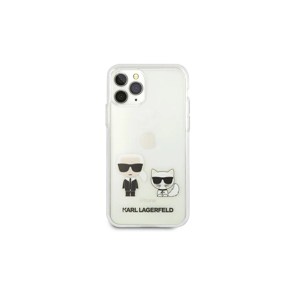 Hurtownia GSM - Etui Karl Lagerfeld KLHCN58CKTR Apple iPhone 11 Pro hardcase Transparent Karl & Choupette - KLD433CL - {ean13} - Hurt