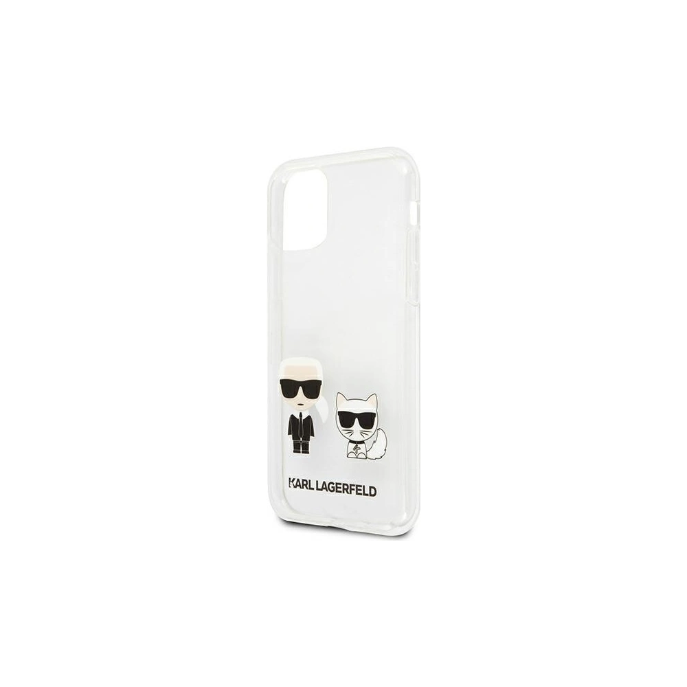 Wholesale Karl Lagerfeld KLHCN58CKTR Apple iPhone 11 Pro hardcase Transparent Karl & Choupette - KLD433CL - {ean13} - Hurt