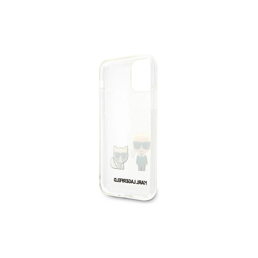 Wholesale Karl Lagerfeld KLHCN58CKTR Apple iPhone 11 Pro hardcase Transparent Karl & Choupette - KLD433CL - {ean13} - Hurt