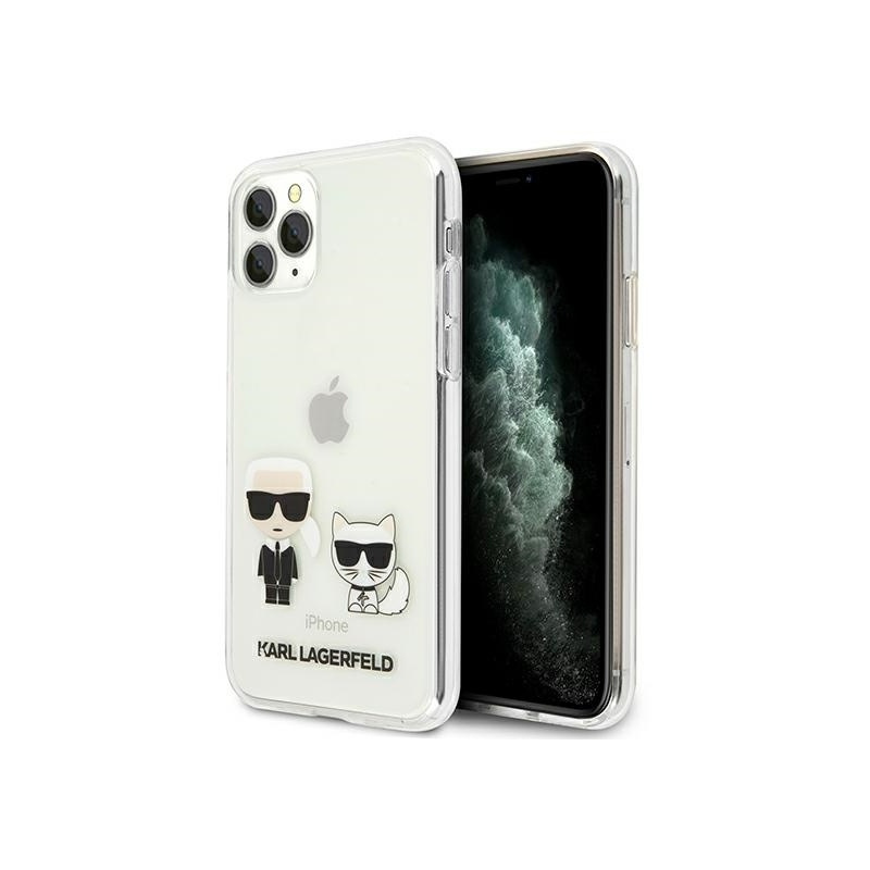 Karl Lagerfeld Distributor - 3700740494219 - KLD436CL - Karl Lagerfeld KLHCN65CKTR Apple iPhone 11 Pro Max hardcase Transparent Karl & Choupette - B2B homescreen