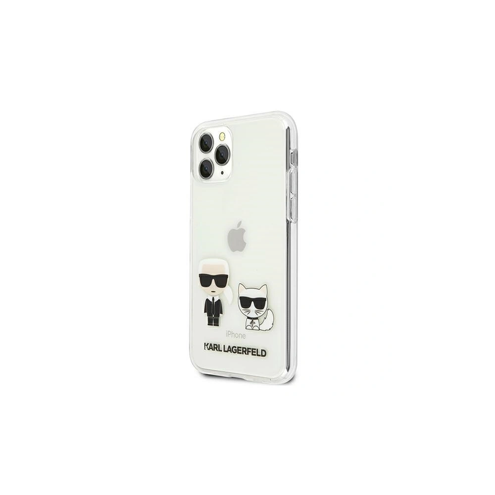 Hurtownia GSM - Etui Karl Lagerfeld KLHCN65CKTR Apple iPhone 11 Pro Max hardcase Transparent Karl & Choupette - KLD436CL - {ean13} - Hurt
