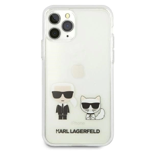 Hurtownia GSM - Etui Karl Lagerfeld KLHCN65CKTR Apple iPhone 11 Pro Max Hardcase Transparent Karl & Choupette - KLD436CL - {ean13} - Hurt