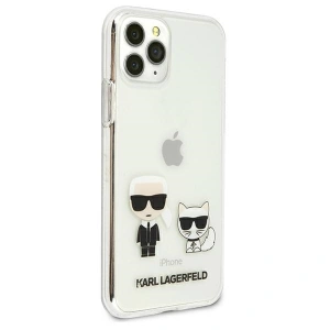 Hurtownia GSM - Etui Karl Lagerfeld KLHCN65CKTR Apple iPhone 11 Pro Max Hardcase Transparent Karl & Choupette - KLD436CL - {ean13} - Hurt